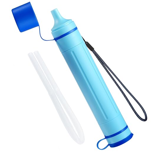 Greeshow Portable Water Filter Straw, Personal Water Filtration System by Greeshow