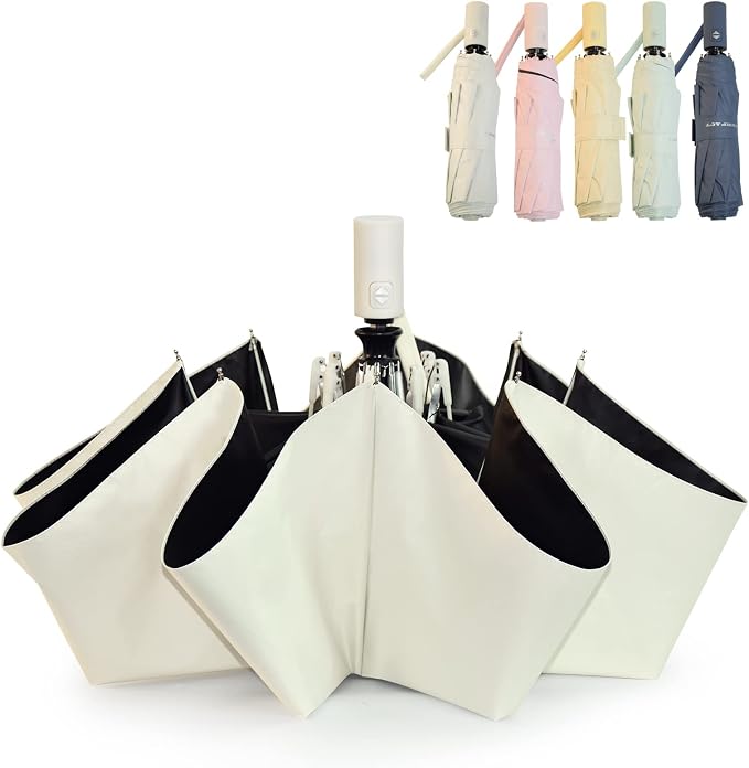 SY COMPACT Umbrella Automatic Travel Waterproof Light Folding Umbrellas Easy - Image 2