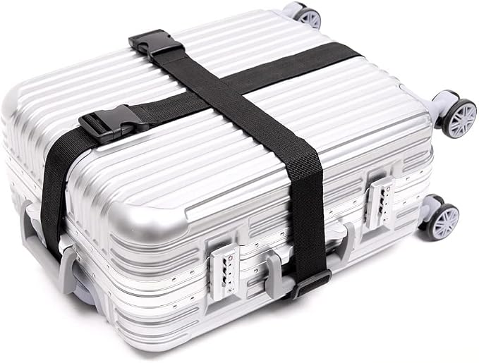 2Pcs Luggage Straps for Suitcase Travel Accessories TSA Approved, 80In Long - Image 9