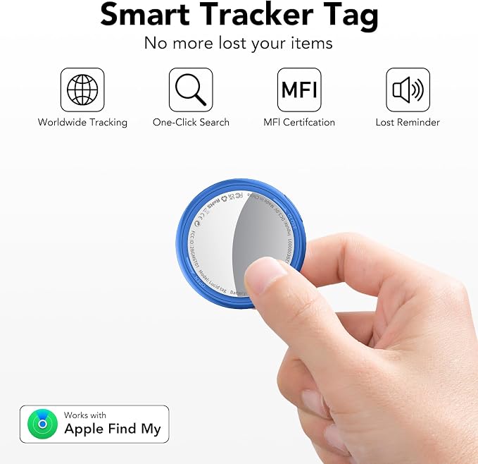 2025 New Air Tracker Tag-4 Pack, Replaceable Battery, Key Finder and Item - Image 2