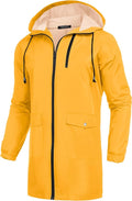 COOFANDY Men's Long Raincoat Ligtweight Rain Jacket Waterproof Outdoor Jackets by COOFANDY