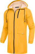 COOFANDY Men's Long Raincoat Ligtweight Rain Jacket Waterproof Outdoor Jackets by COOFANDY