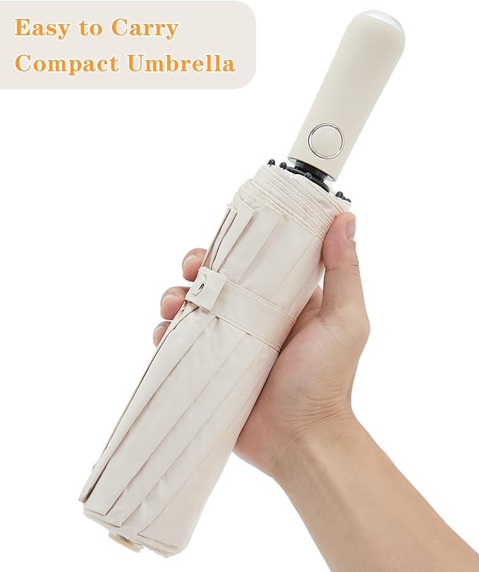 Large Double-Ribs Umbrella Automatic Folding Umbrella - Image 3