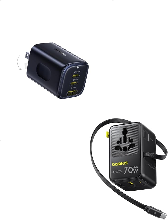 Baseus 70W Universal Travel Adapter by Baseus
