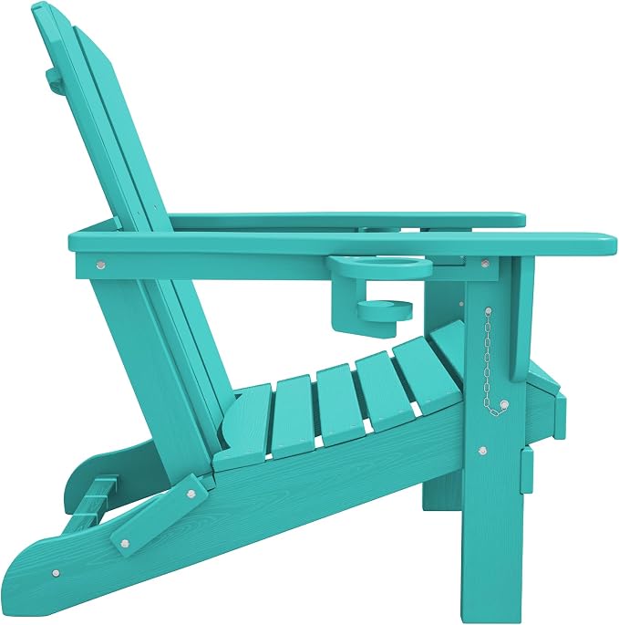 SERWALL Adirondack Chair with Cup Holders - Image 11