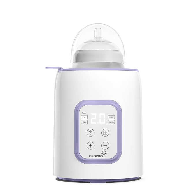 GROWNSY Bottle Warmer, 8-in-1 Fast Baby Bottle Warmer by GROWNSY