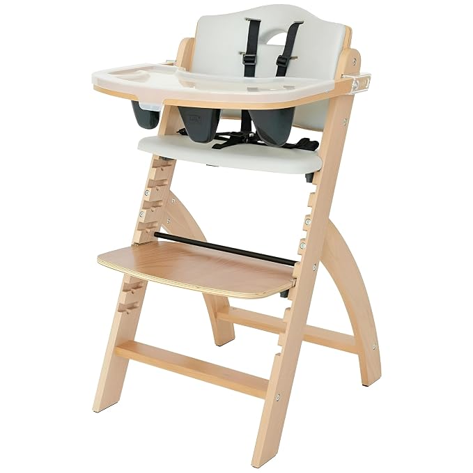 Abiie Beyond Junior Wooden High Chair by Abiie
