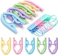 20 Pcs Travel Hangers with 12 Pcs Clips Cruise Ship Essentials Portable Folding by Trubetter