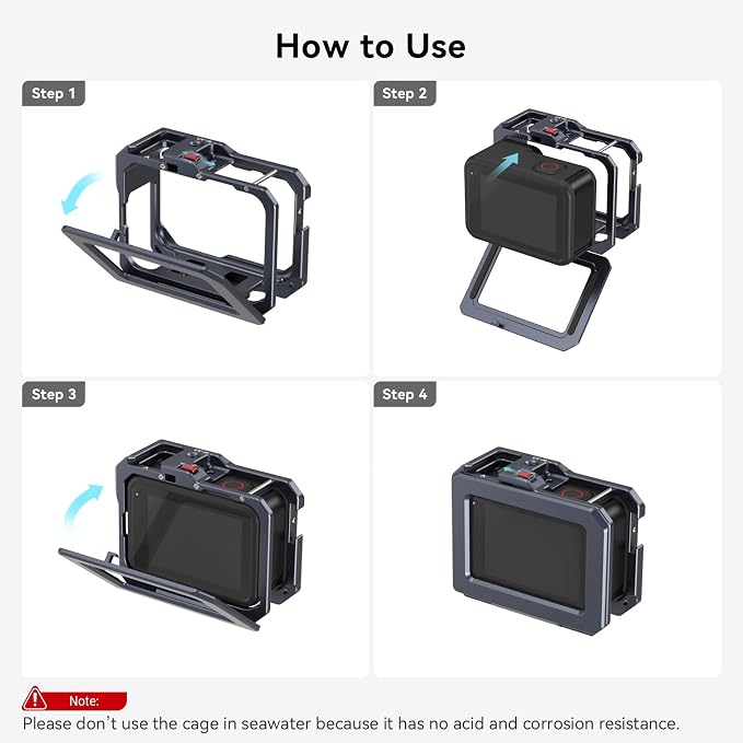 SMALLRIG Hero13 / Hero12 / Hero11 / Hero 10 / Hero 9 Black Cage - Image 3
