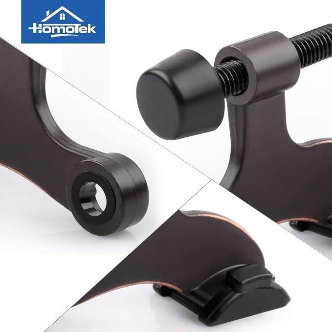 HOMOTEK 24 Pack Hinge Pin Oil Rubbed Bronze Door Stopper, Adjustable Deluxe - Image 5