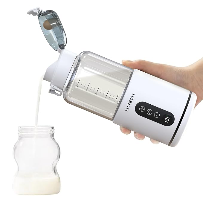 IXTECH Portable Water Warmer for Baby Formula, Milk Warmer for Travel, 10 oz. by I-XTECH