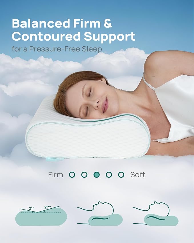 Cervical Neck Pillow, Side Sleeper Pillow - Image 3