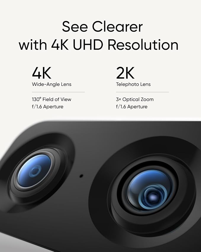 eufy Security Indoor Cam S350, Dual Cameras, 4K UHD Security Camera - Image 2