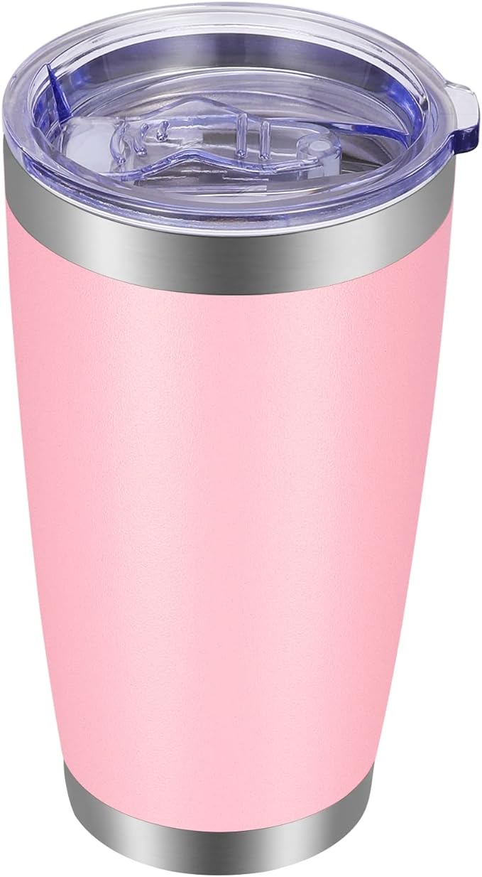 VEGOND 20oz Tumbler with Lid and Straw Stainless Steel Tumbler Cup Vacuum by VEGOND
