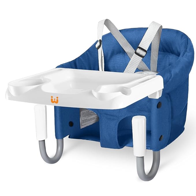 MTWML Hook On High Chair with Tray, Portable Baby High Chair That Attaches to - Image 7