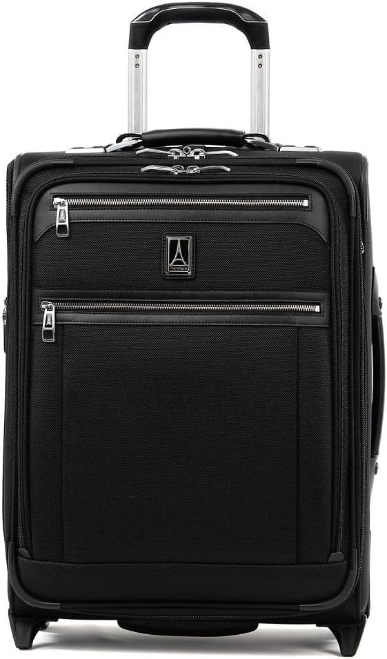 Travelpro Platinum Elite Softside Expandable Carry on Luggage, 2 Wheel Upright by Travelpro