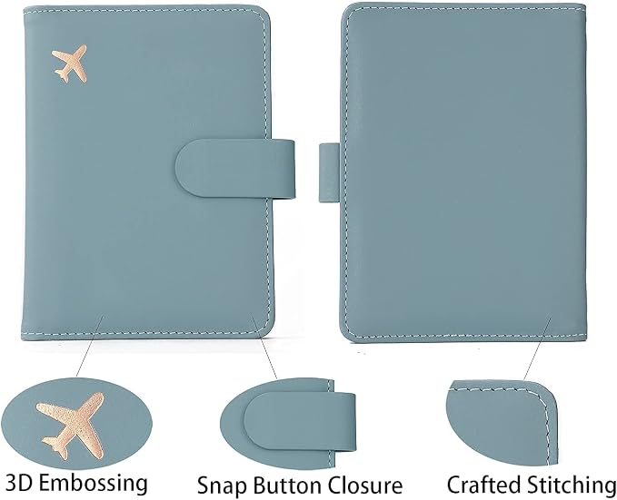 Melsbrinna Premium Leather Passport Holder Covers Case, Waterproof Rfid - Image 4