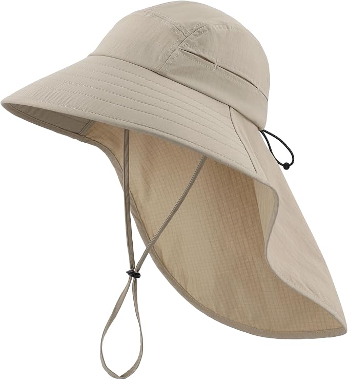 Home Prefer UPF 80+ Sun Hat for Men Women Wide Brim Sun Hat by HomePreferHatsCaps