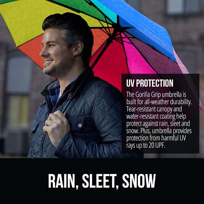 GORILLA GRIP Strong Stick Umbrella - Image 3