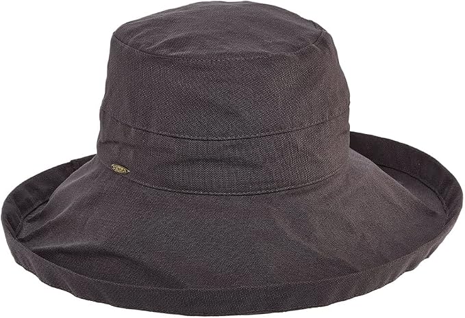 Scala Women's Cotton Hat with Inner Drawstring and Upf 50+ Rating by SCALA