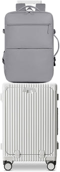 feilario 2 Piece Set 20in Aluminium Frame PC Hard Shell Spinner Wheels Luggage by feilario