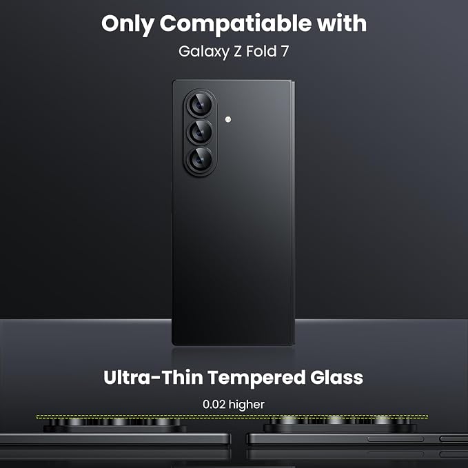 WSKEN for Z Fold 7 Camera Lens Protector Case Cover - Image 6