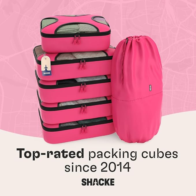 Shacke 6 Set Packing Cubes for Travel - Image 8