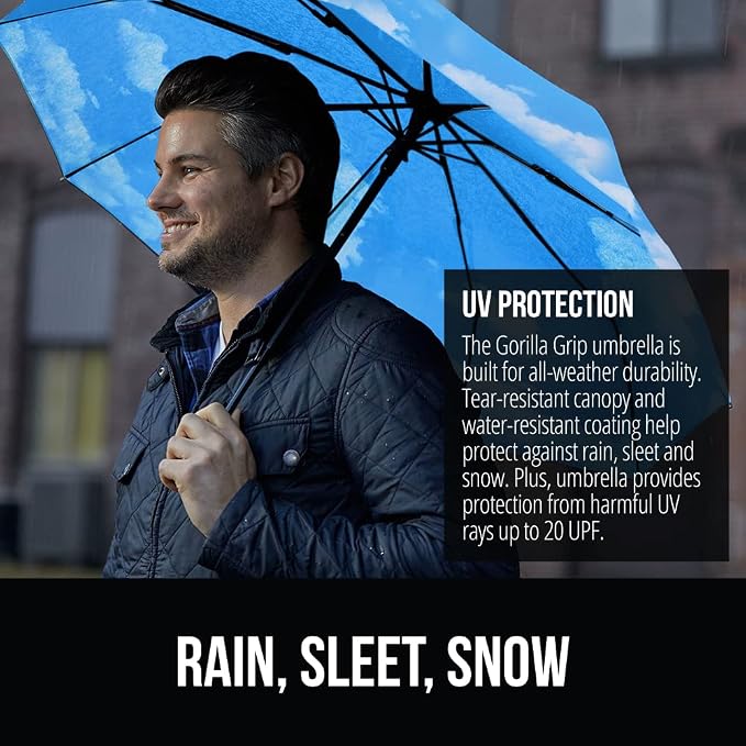 GORILLA GRIP Strong Stick Umbrella - Image 3
