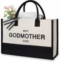 TOPDesign Embroidery Canvas Tote Bag by TOPDesign