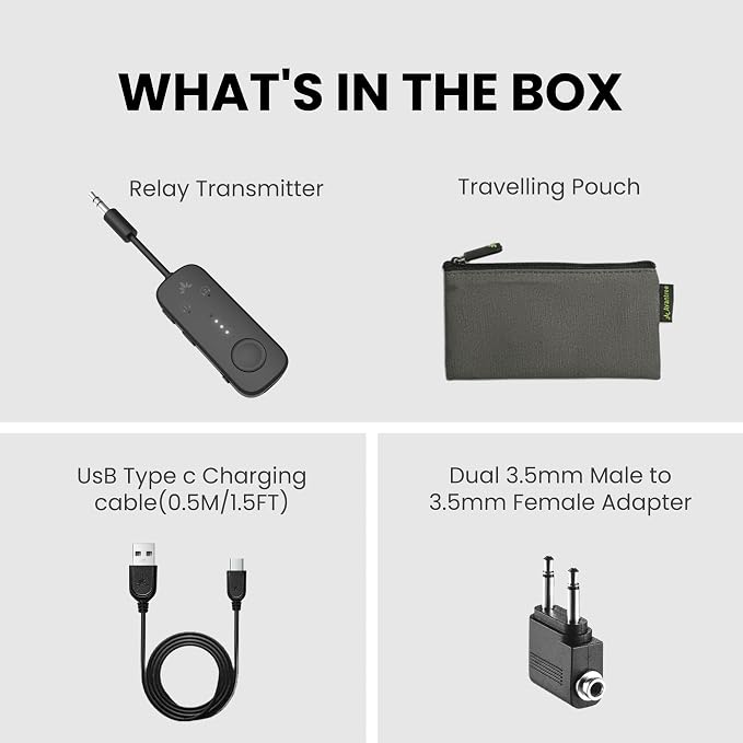 Avantree Relay - Airplane Bluetooth 5.3 Adapter - Image 9