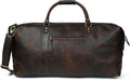 ELIZO Large Leather Duffle Bag For Men Women Big REAL FULL GRAIN Travel by LuxuryEngineeredProducts