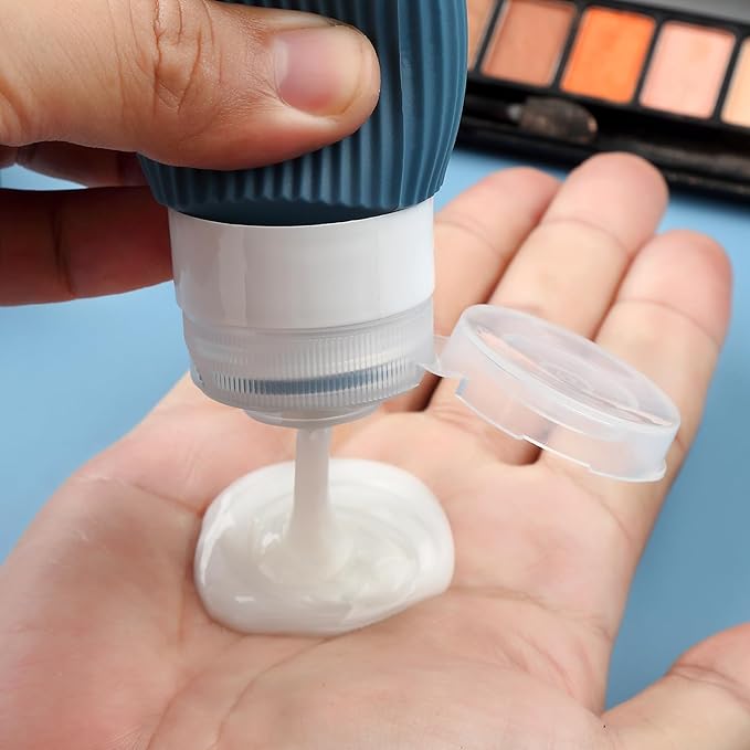 16 Pack Travel Bottles Set, TSA Approved Leak Proof Silicone Squeezable - Image 3