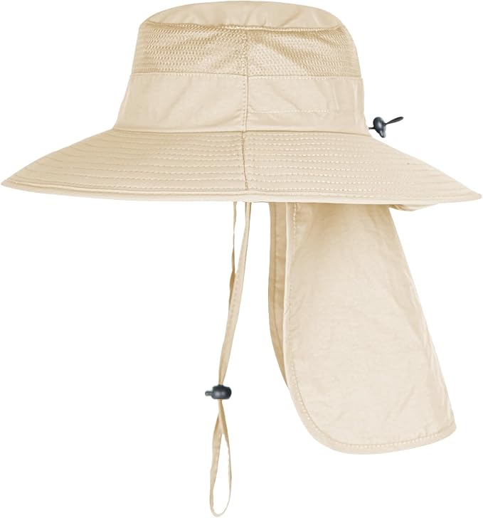 Sun Hats for Men Women Fishing Hat UPF 50+ Breathable Wide Brim Bucket Hats - Image 2