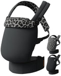 Reversible Baby Carrier – Black Solid & Leopard Print; Lightweight & Breathable by Tivellary