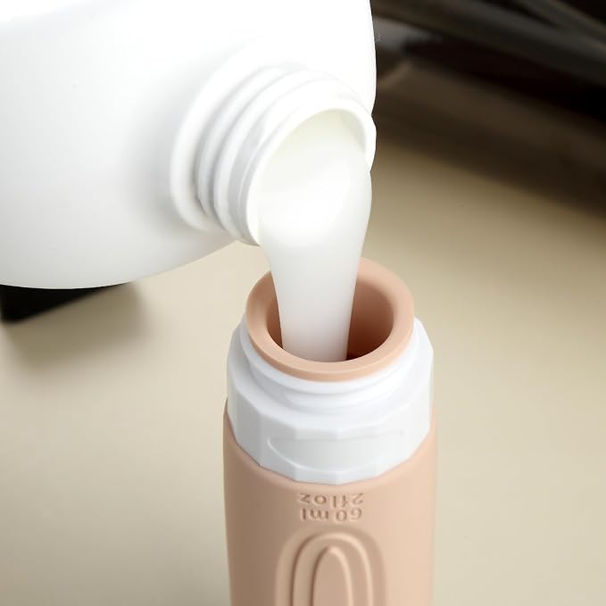 Travel Bottles for Toiletries, Tsa Approved 2oz Travel size Bottles, BPA Free - Image 3