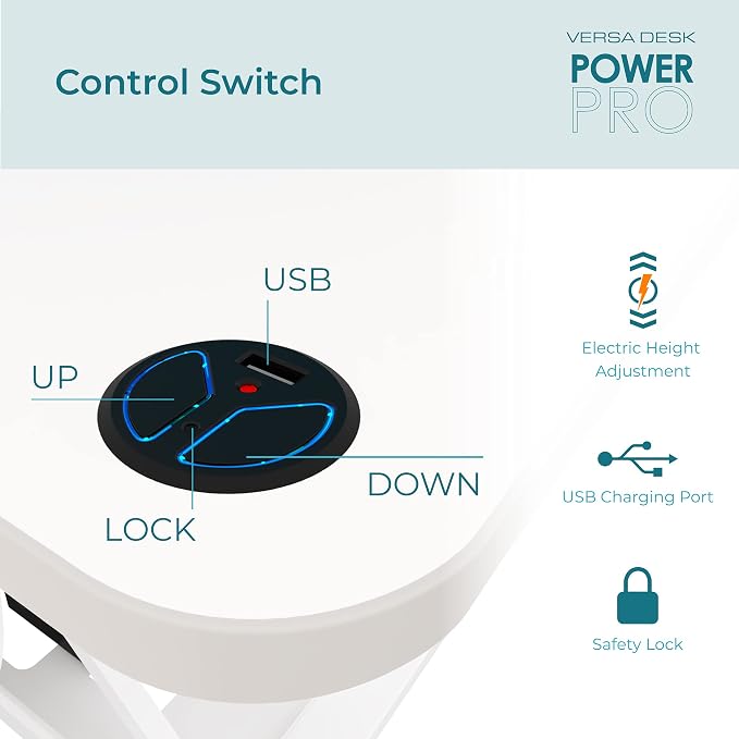 VRSADESK PowerPro™ Electric Standing Desk Converter - Image 5