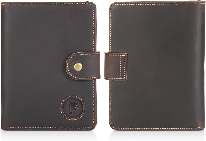 Polare Luxury RFID Blocking Leather Passport Holder Travel Wallet - Image 7