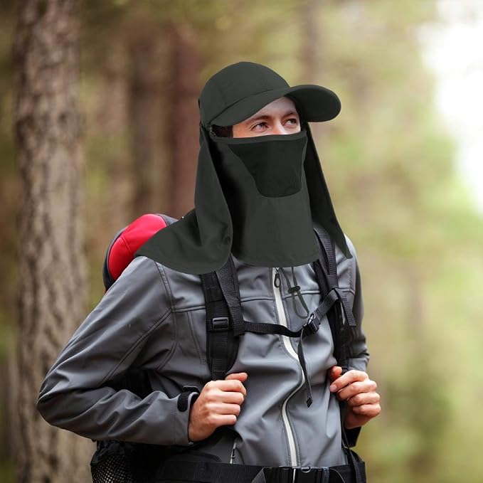 Foldable Sun Cap, Fishing Hats, UPF 50+ Protection Caps - Image 6