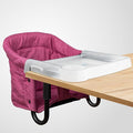 Hook On Chair with Removable Dining Tray, Portable Hook-On Chairs with Storage by lulunemo
