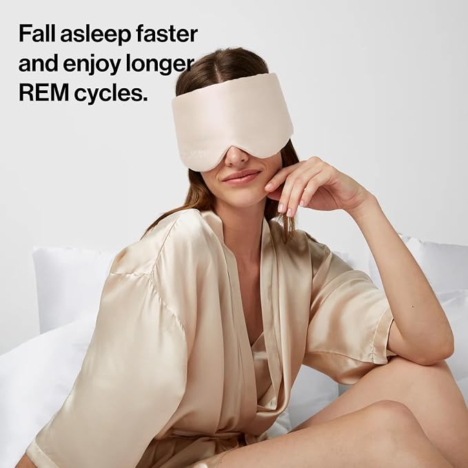 Dore & Rose Deep Sleep Mask Light Blocking, 23 Momme Mulberry Silk Eye Mask - Image 8