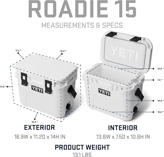 YETI Roadie 15 Hard Cooler - Image 6