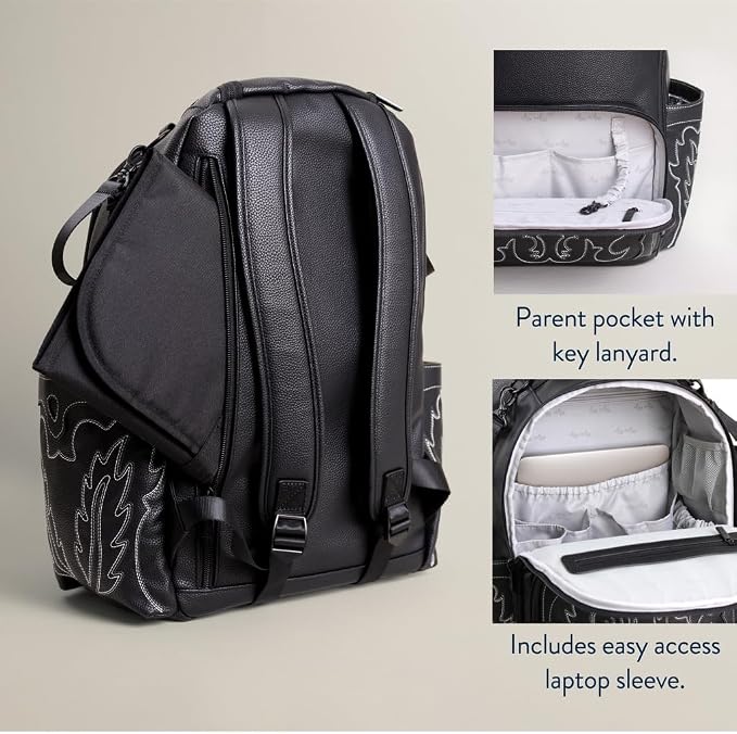 Itzy Ritzy Large Capacity Boss Plus Baby Backpack Diaper Bag Featuring 19 - Image 7