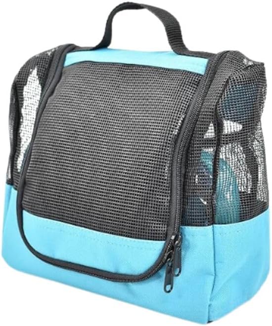 The Fine Living Co. Portable Hanging Shower Caddy Organizer Bag Quick Dry Mesh by TheFineLivingCompany