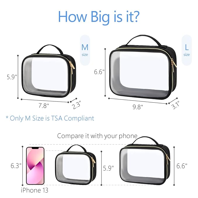 PACKISM Clear Makeup Bag - Image 3
