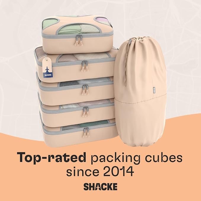 Shacke 6 Set Packing Cubes for Travel - Image 9