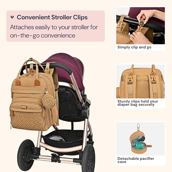 BabbleRoo Diaper Bag Backpack - Image 7