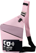 Anti Theft Crossbody Bags for Women Men, Slim Sling Purse by Ibalulu