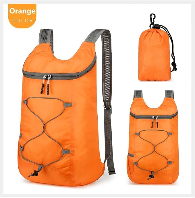 16L Hiking Daypack Lightweight Foldable Travel Backpack Water Repellent Camping - Image 2