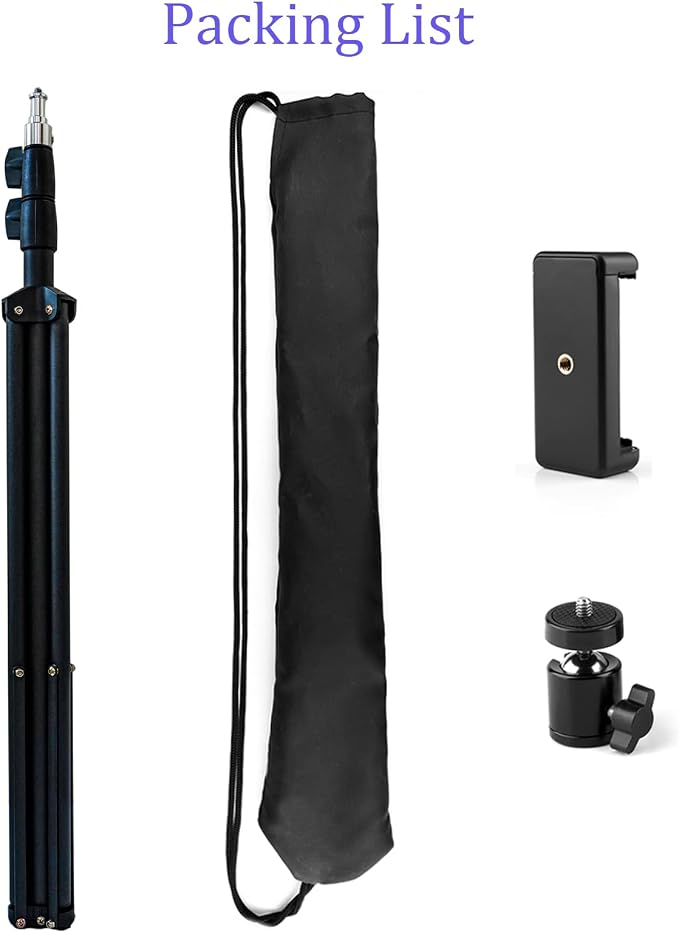 Up to 82.6 Inch Tall Tripod for Cell Phone and Lightweight Camera, Super Tall - Image 7