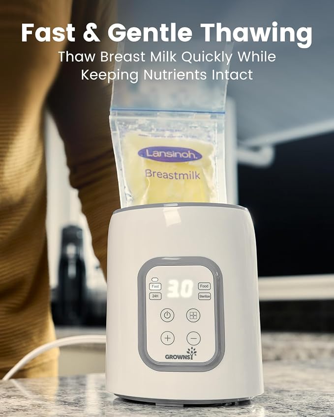 Bottle Warmer, GROWNSY 8-in-1 Fast Baby Milk Warmer - Image 4
